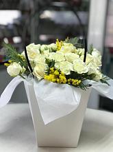 Цветочная композиция из Розы  в Карамышево 